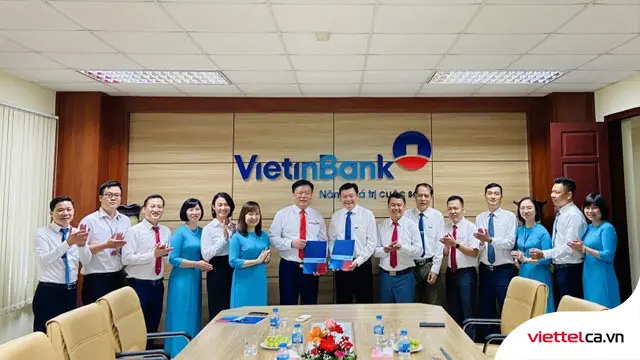 Lễ ký kết hợp tác giữa Viettel và ngân hàng VietinBank