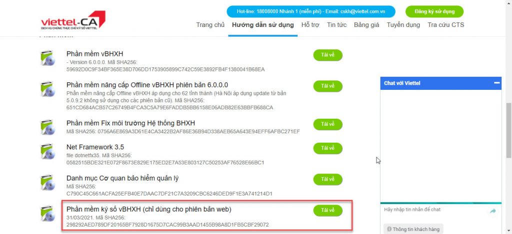 Hướng dẫn cài tool ký số và extension bảo hiểm xã hội Viettel